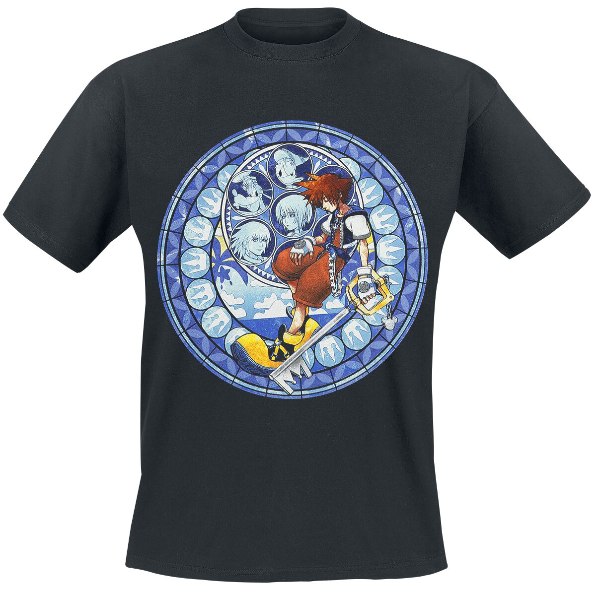 Stained Glass Kingdom Hearts T Shirt Emp Seeking more png image magnifying glass png no background,glass of milk png,magnifying glass clipart png?
