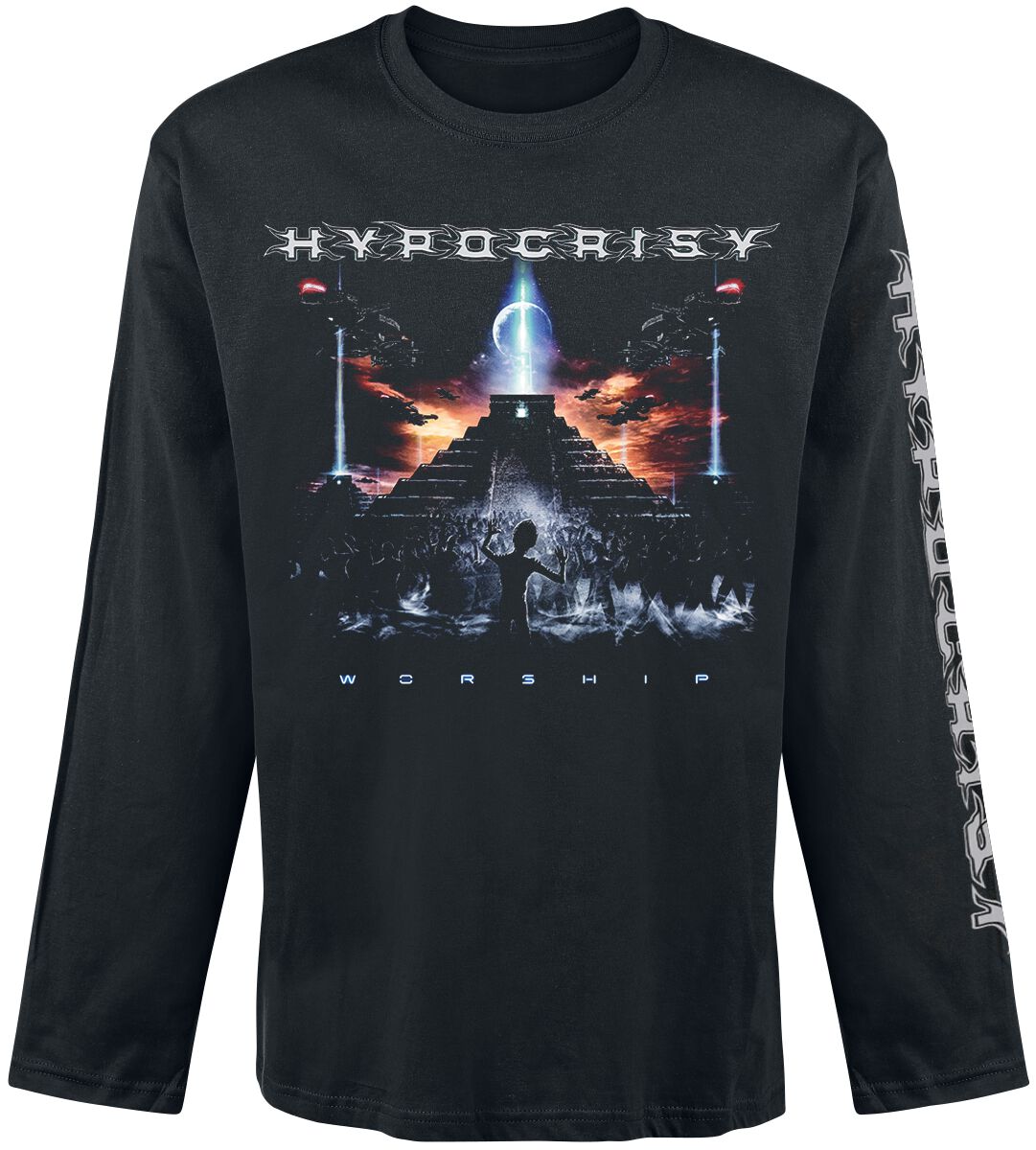 Hypocrisy Worship Long-sleeve Shirt black
