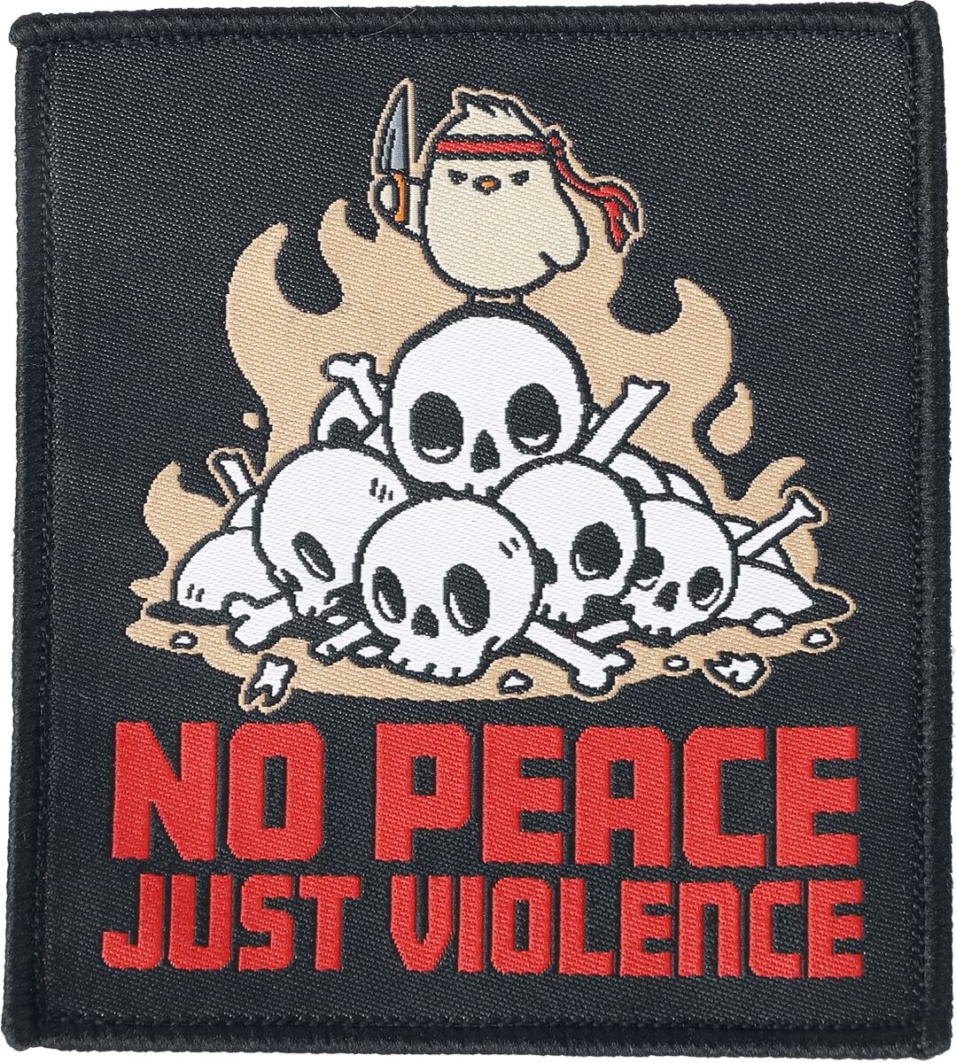 Tierisch Patch - No Peace, Just Violence - multicolor  - EMP exklusives Merchandise!
