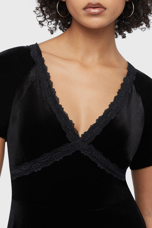 Thumbnail - Killstar Beneath The Eclipse - Echelia'S Muse Maxi Dress Langes Kleid schwarz in XL