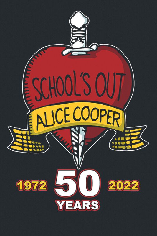 Band Merch Bekleidung Schools Out 50th | Alice Cooper T-Shirt