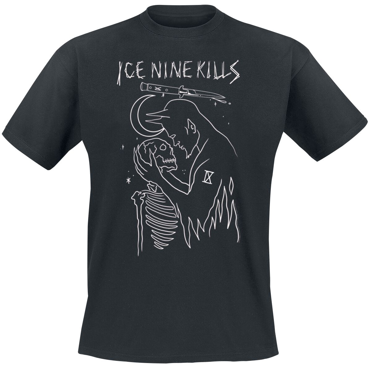 Ice Nine Kills T-Shirt - Demonic Romantic - M bis 4XL - für Männer - Größe 3XL - schwarz  - Lizenziertes Merchandise!