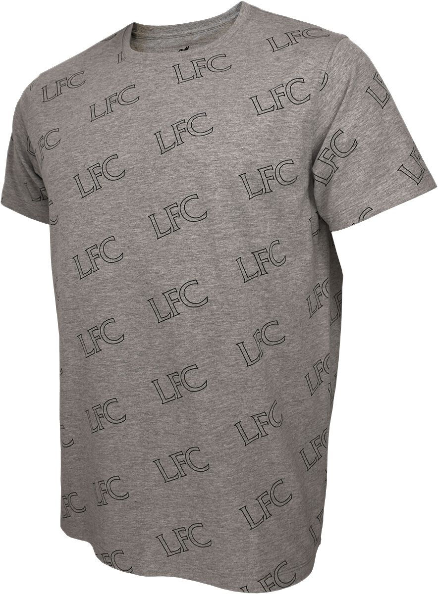 FC Liverpool T-Shirt - LFC - S bis XXL - für Männer - Größe XXL - grau