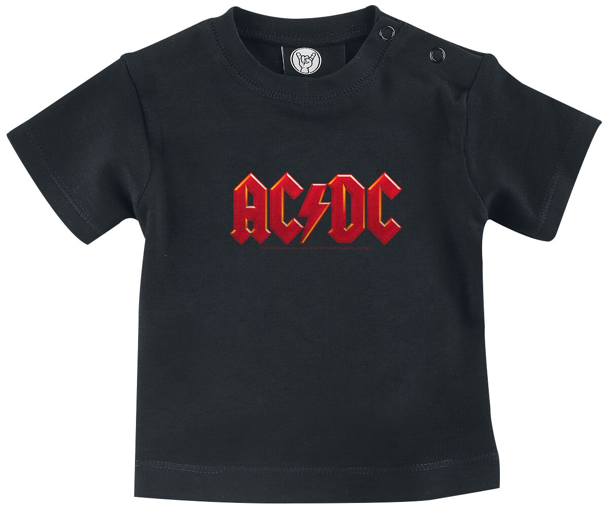 Image of AC/DC Metal-Kids - Logo Baby-Shirt schwarz