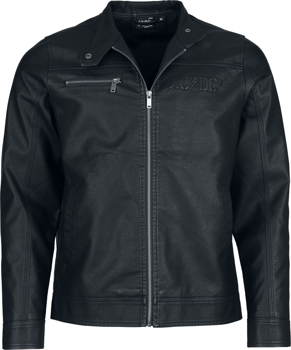 AC/DC  Imitation Leather Jacket - EMP Signature Collection - for Men - black - EMP Exclusive!
