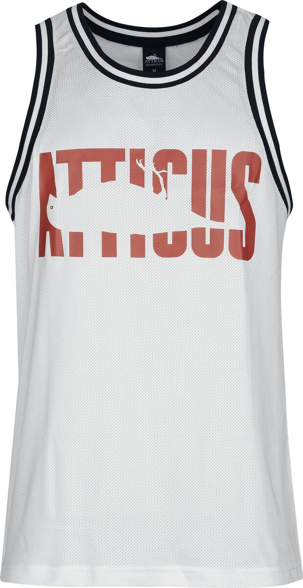 Tanktop  z Attic - Playground Mesh Tank Top - Mężczyźni - biały