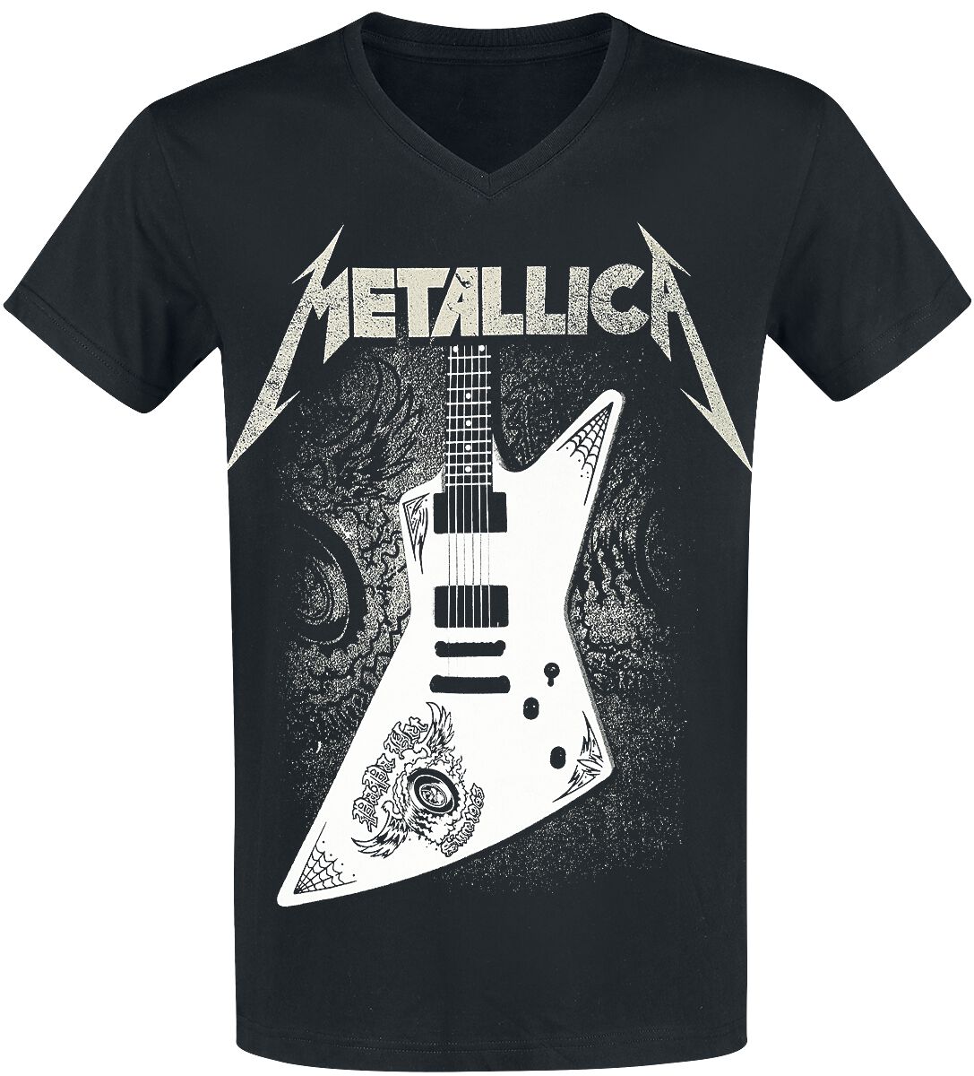 Levně Metallica Papa Het Guitar Tričko černá