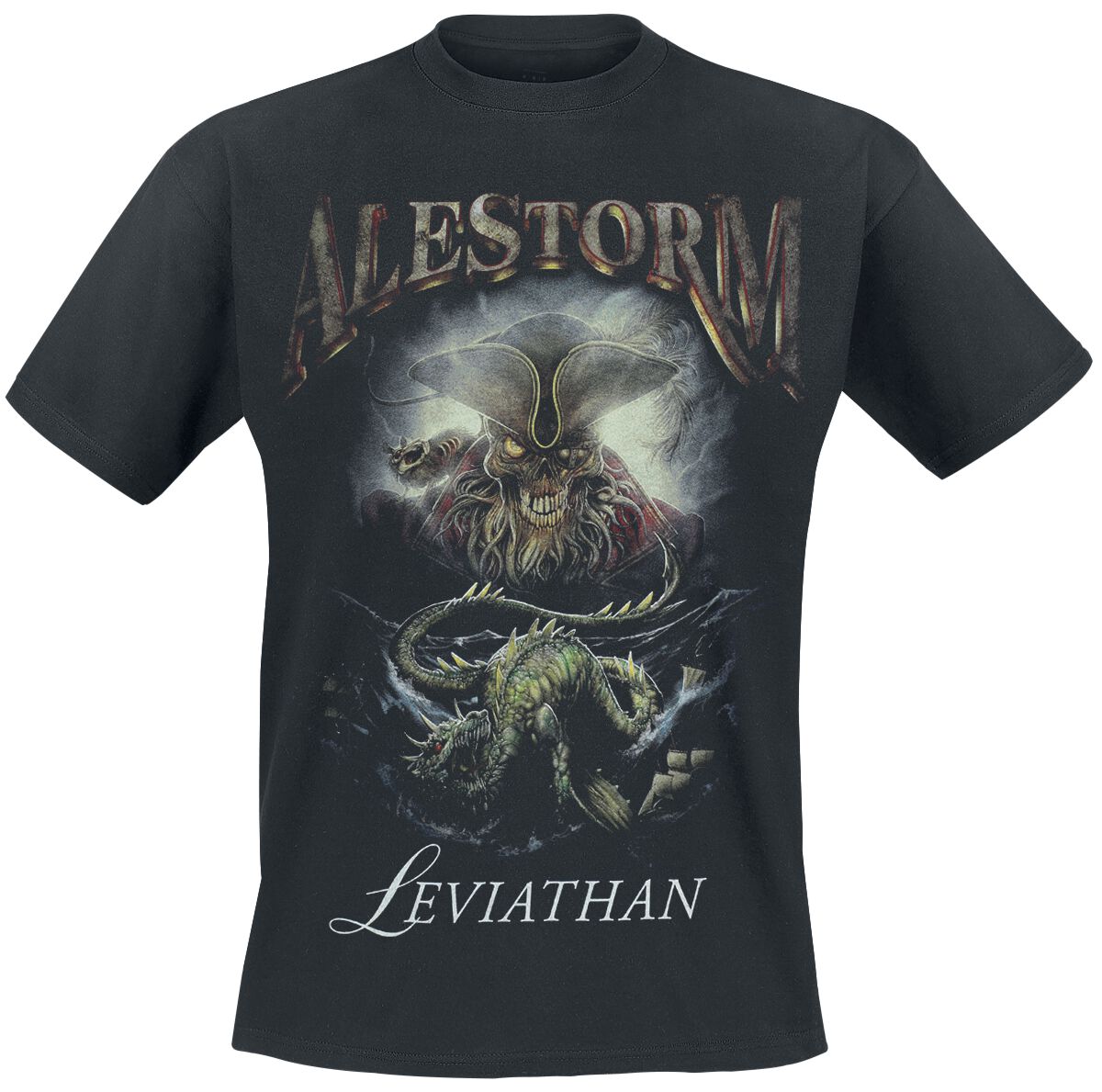 T-Shirt - Leviathan - S bis XXL - für Männer - Größe M - schwarz - Lizenziertes Merchandise! - Männer - male
