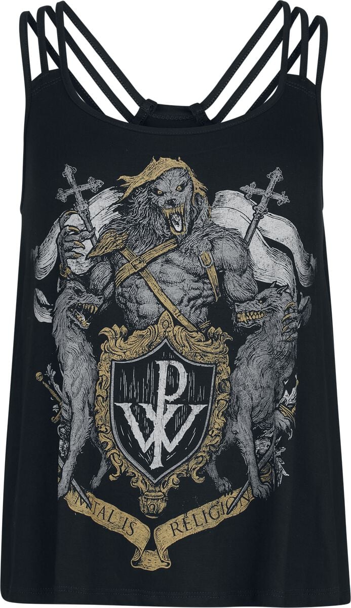 Top de Powerwolf - Script - S à XXL - pour Femme - noir