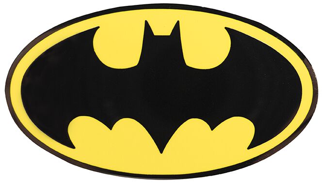 Batman Batman Logo Magnet Kühlschrankmagnet schwarz gelb Batman Batman Logo Magnet Kühlschrankmagnet schwarz gelb