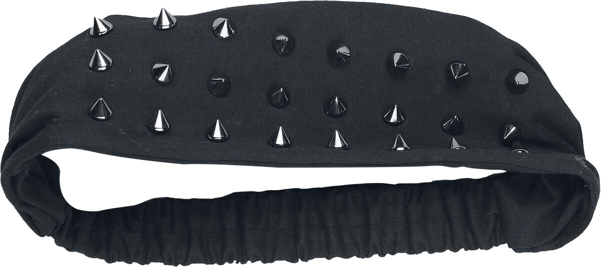 Bandeau  de Black Premium by EMP - Essential - Bandeau Clouté pour Cheveux - pour Femme - noir