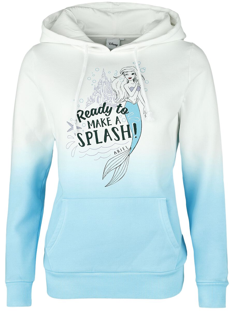 Sweat-shirt à capuche Disney de La Petite Sirène - Splash! - S à XL - pour Femme - multicolore