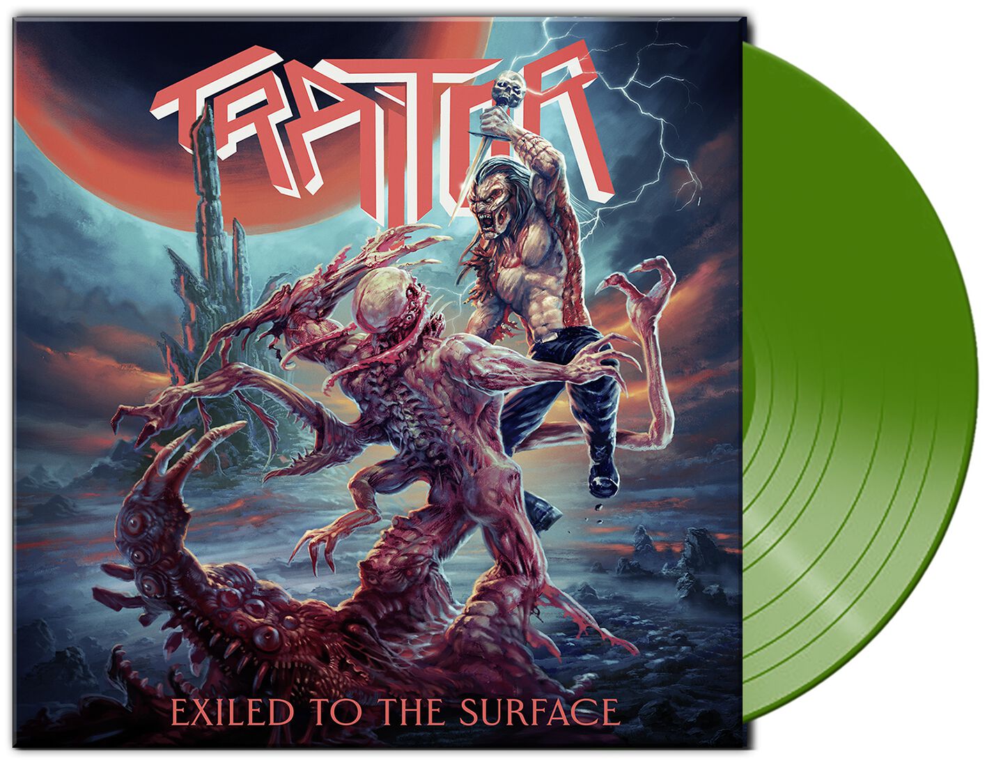 Traitor Exiled to the surface LP grün