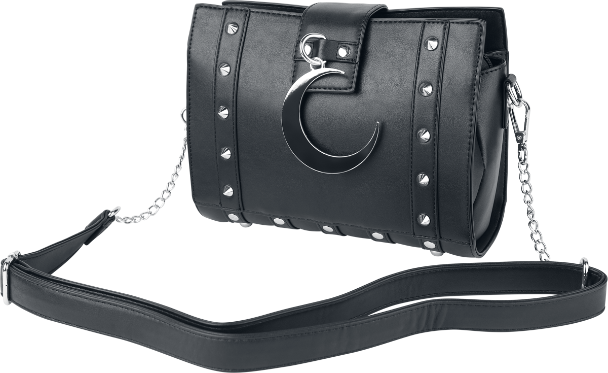 Poizen Industries Gothic Handbag - Midnight Bag - for Women - black