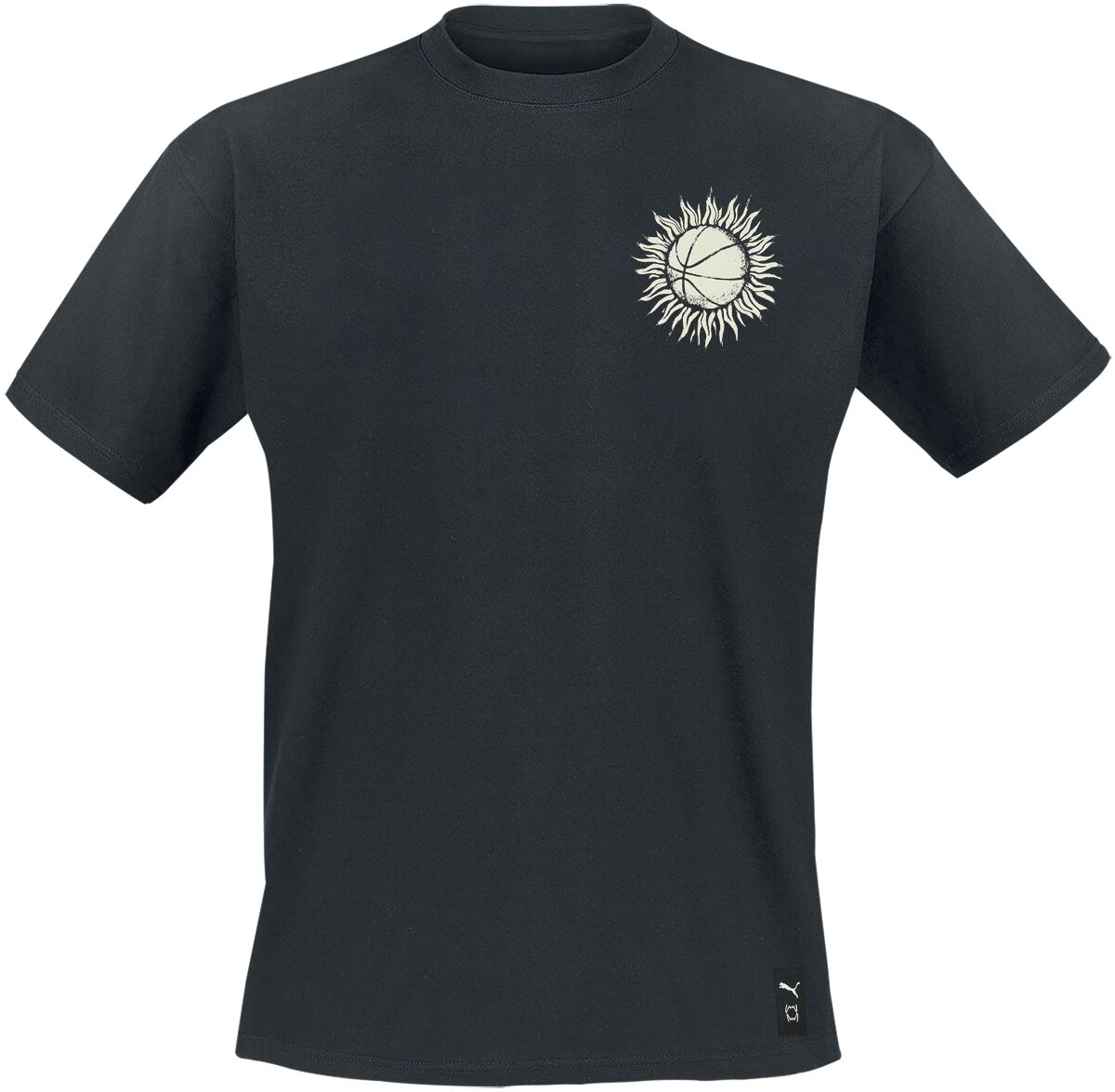 Puma Athletic Division Tee T-Shirt schwarz in L