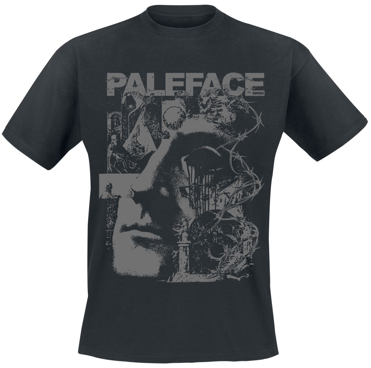 Paleface Swiss T-Shirt - Face Tourshirt - S bis 3XL - für Männer - Größe M - schwarz  - Lizenziertes Merchandise!