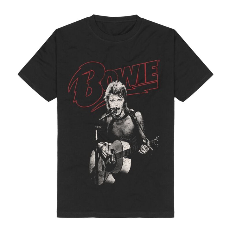 T-Shirt - Ziggy Guitar - S bis 3XL - für Männer - Größe M - schwarz - Lizenziertes Merchandise! - Männer - male
