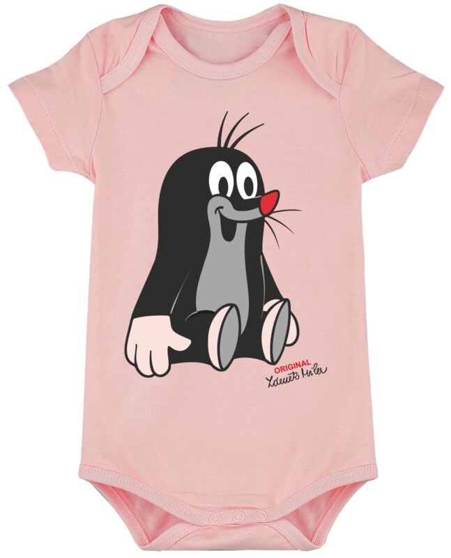 Het Molletje Body voor babys - Maulwurf - Relax - voor Kinderen - lichtroze