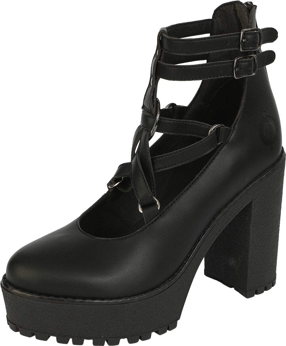 Altercore – Rockabilly High Heel – Topaz Vegan – EU37 bis EU40 – für Damen – Größe EU40 – schwarz