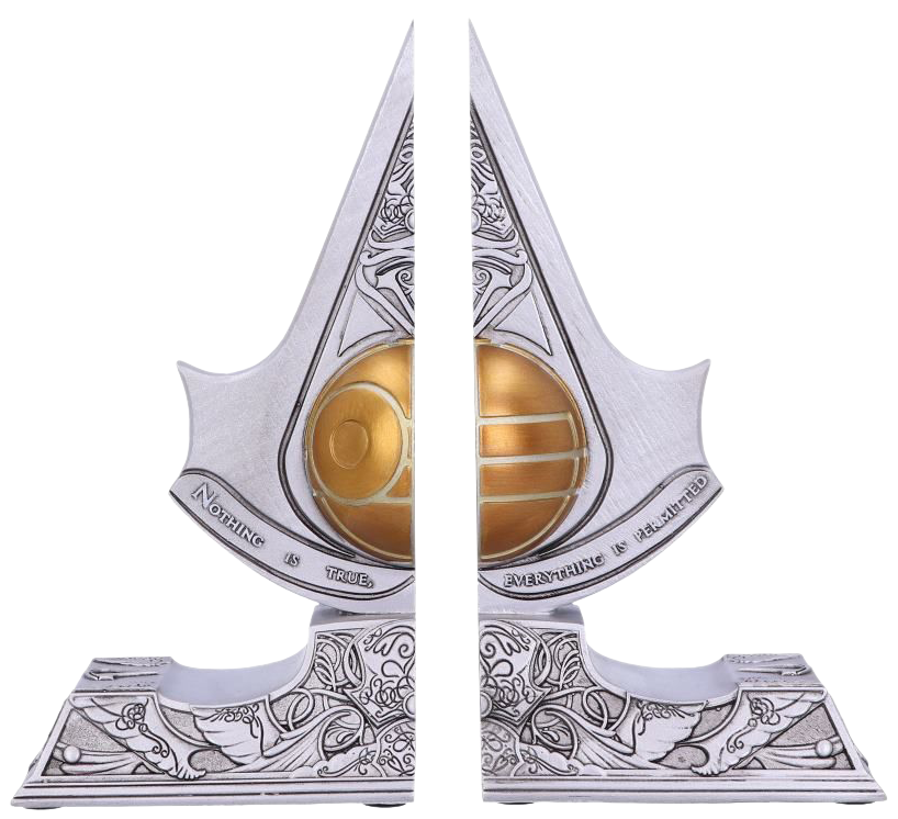 Assassin's Creed Apple Of Eden Buchstütze schwarz weiß