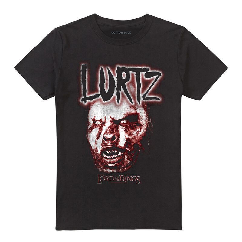 Sagan om Ringen T-shirt - Evil Lurtz - M 5XL - för Herr - svart
