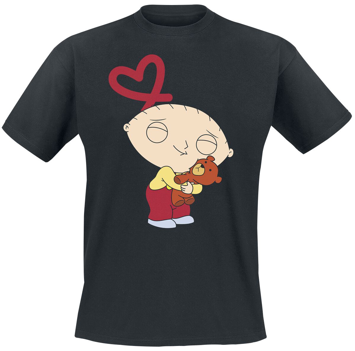 Family Guy Stew Love Bear T-Shirt black
