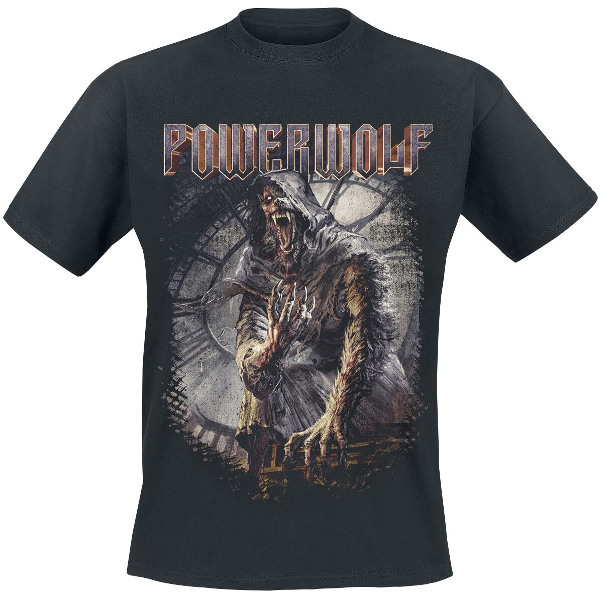 Powerwolf T-Shirt - No Prayer On Midnight - S bis 3XL - für Männer - Größe XXL - schwarz  - Lizenziertes Merchandise!