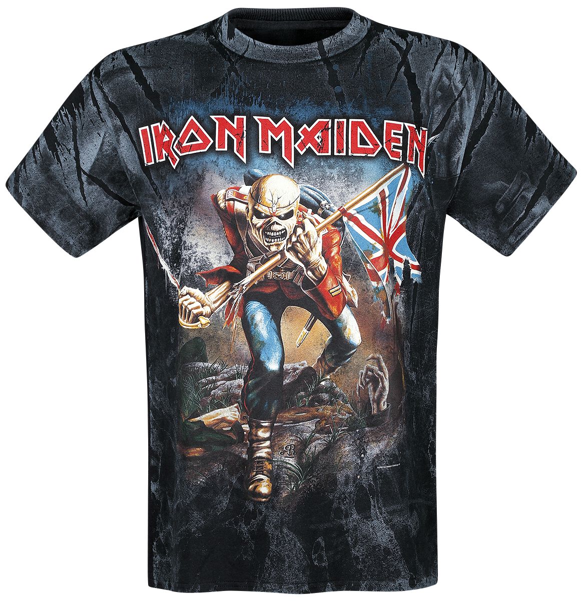 Image of T-Shirt di Iron Maiden - The Trooper Allover - S a XXL - Uomo - stampa allover