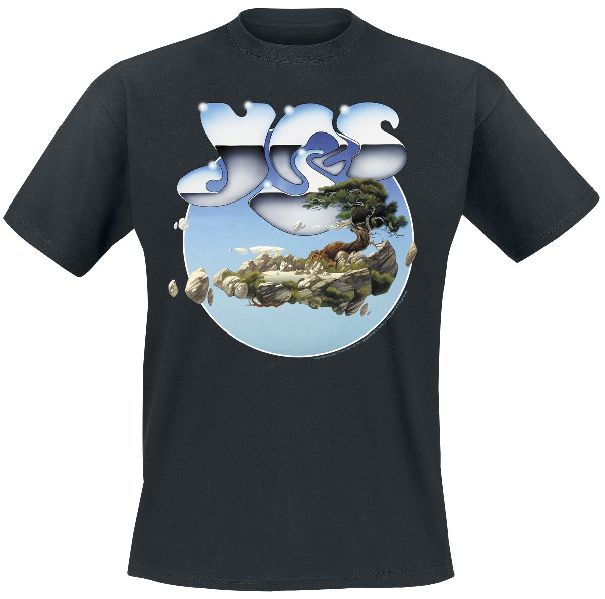 Image of Yes Chrome Island T-Shirt schwarz
