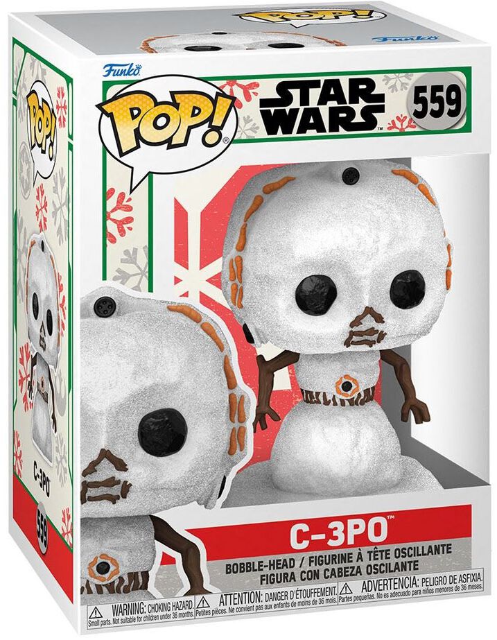 Star Wars Christmas - Snowman C-3PO vinyl figurine no. 559 Funko Pop! multicolor