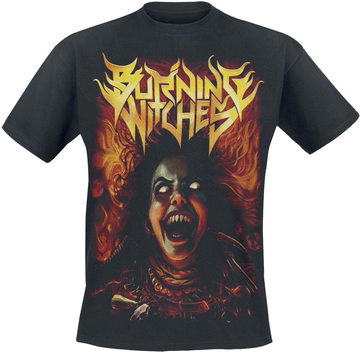 T-Shirt - Witch - S bis XXL - für Männer - Größe L - schwarz - Lizenziertes Merchandise! - Männer - male