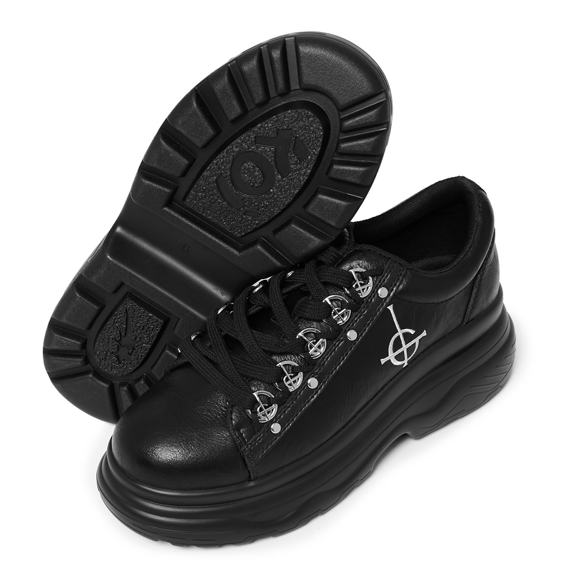 Thumbnail - KOI Ghost - Zenith Men's Crucifix Chunky Trainers Sneaker schwarz in EU43