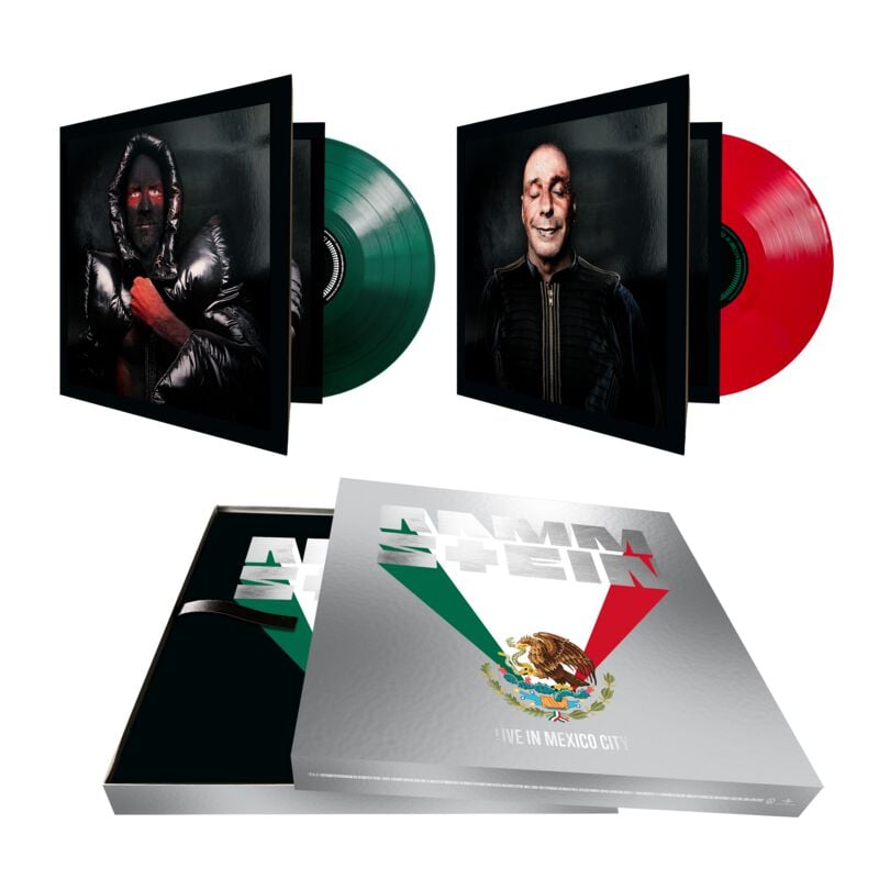Live in Mexico City von Rammstein - 4-LP (Coloured, Limited Edition, Standard)