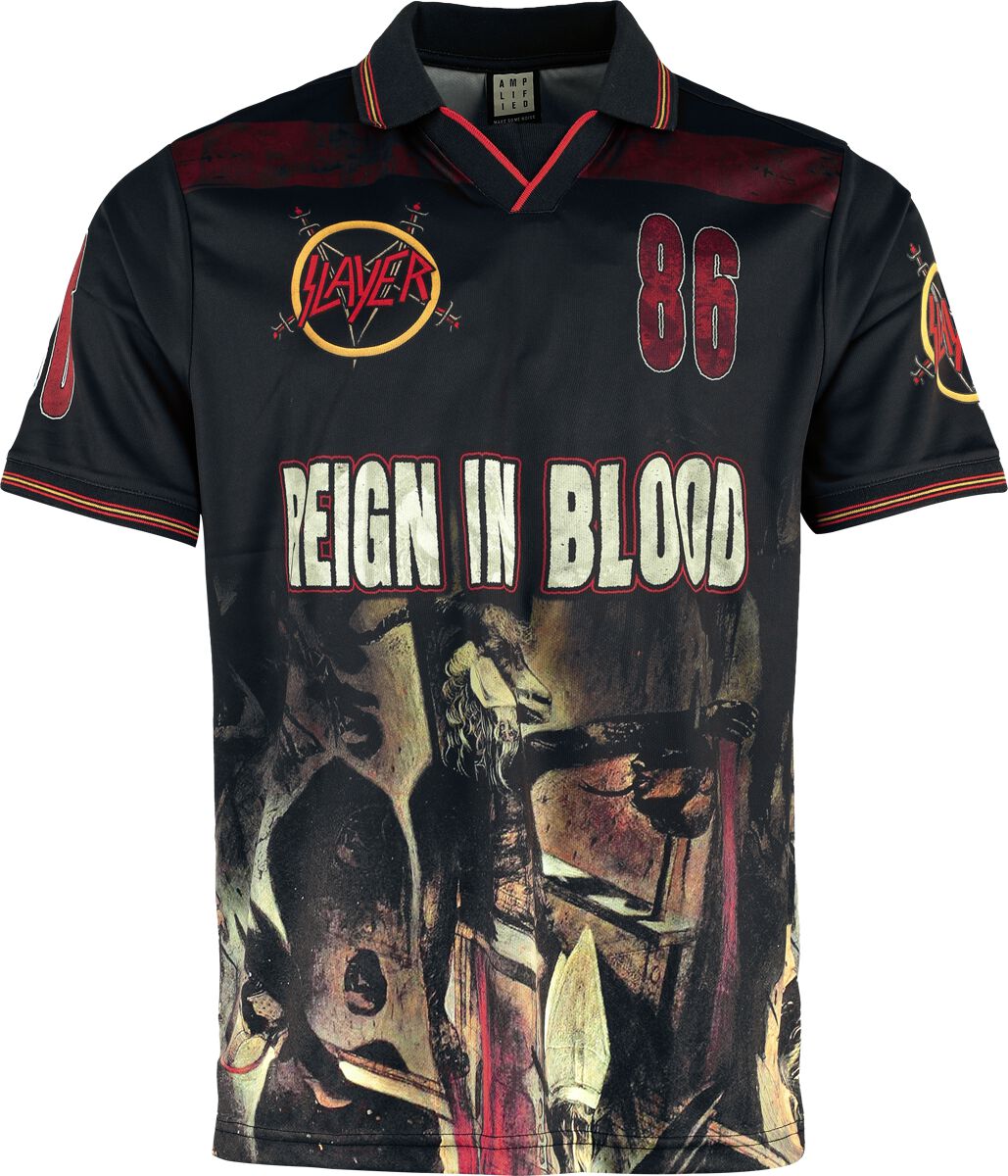 Trikot - Reign In Blood Rock FC - S bis 5XL - für Männer - Größe 3XL - schwarz - Lizenziertes Merchandise! - Männer - male