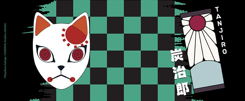 Demon Slayer Tanjiro Earring Tasse multicolor