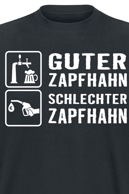 Große Größen Männer Guter Zapfhahn - Schlechter Zapfhahn | Sprüche T-Shirt