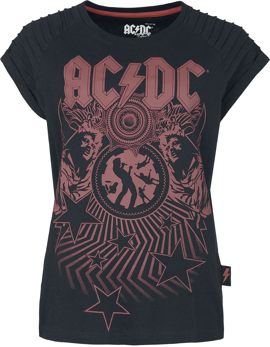 T-Shirt Manches courtes de AC/DC - EMP Signature Collection - S à 3XL - pour Femme - noir