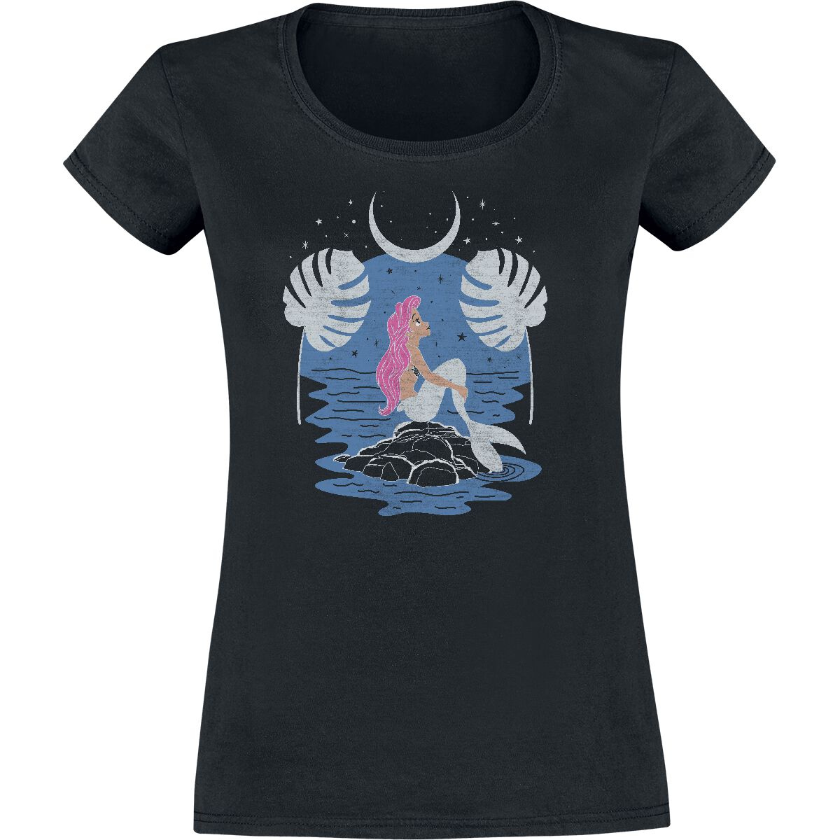 Arielle, die Meerjungfrau Arielle T-Shirt schwarz POD - 859648 8191030