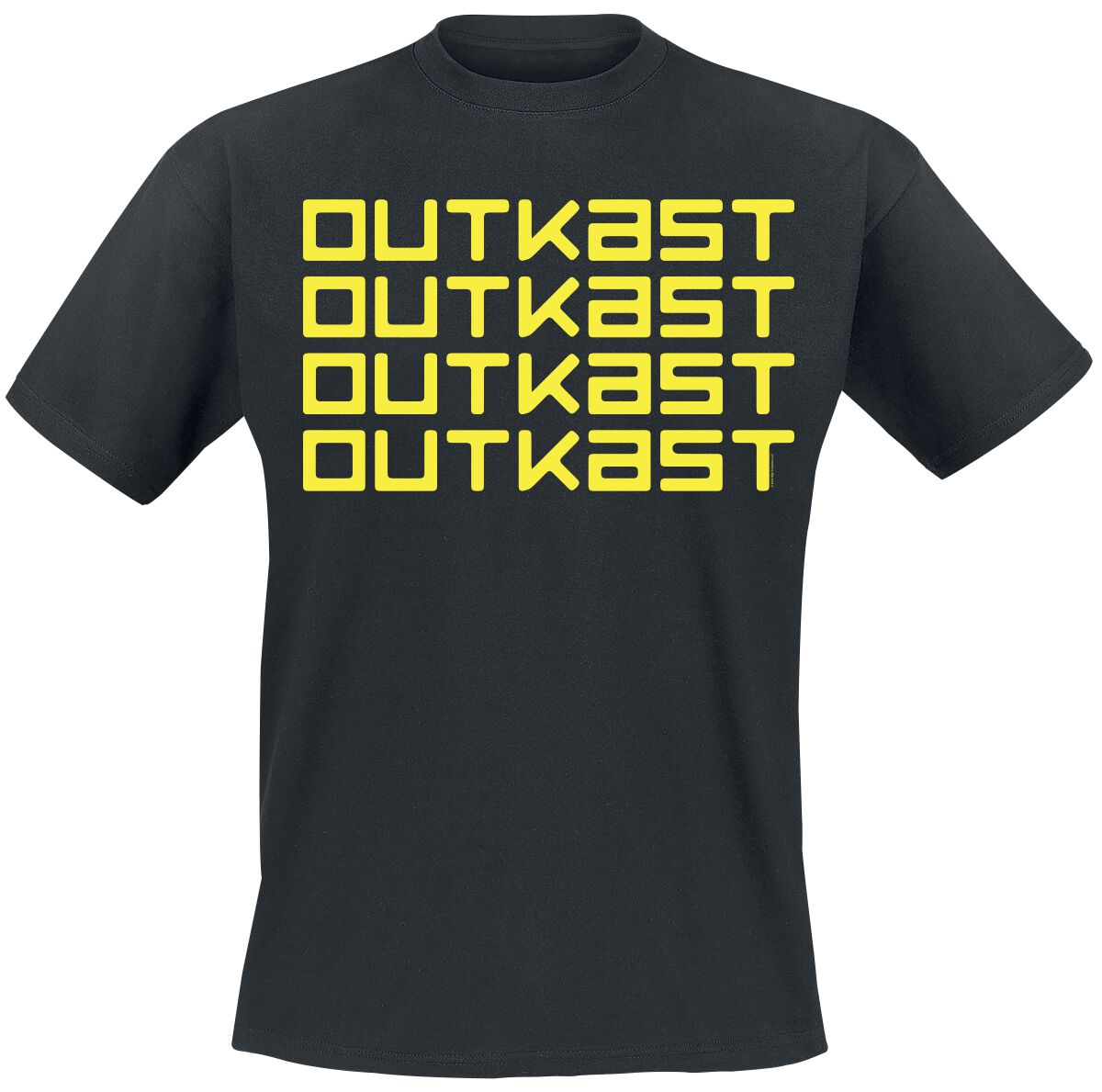 OutKast T-Shirt - Logo Repeat - S bis XL - für Männer - Größe M - schwarz  - Lizenziertes Merchandise!