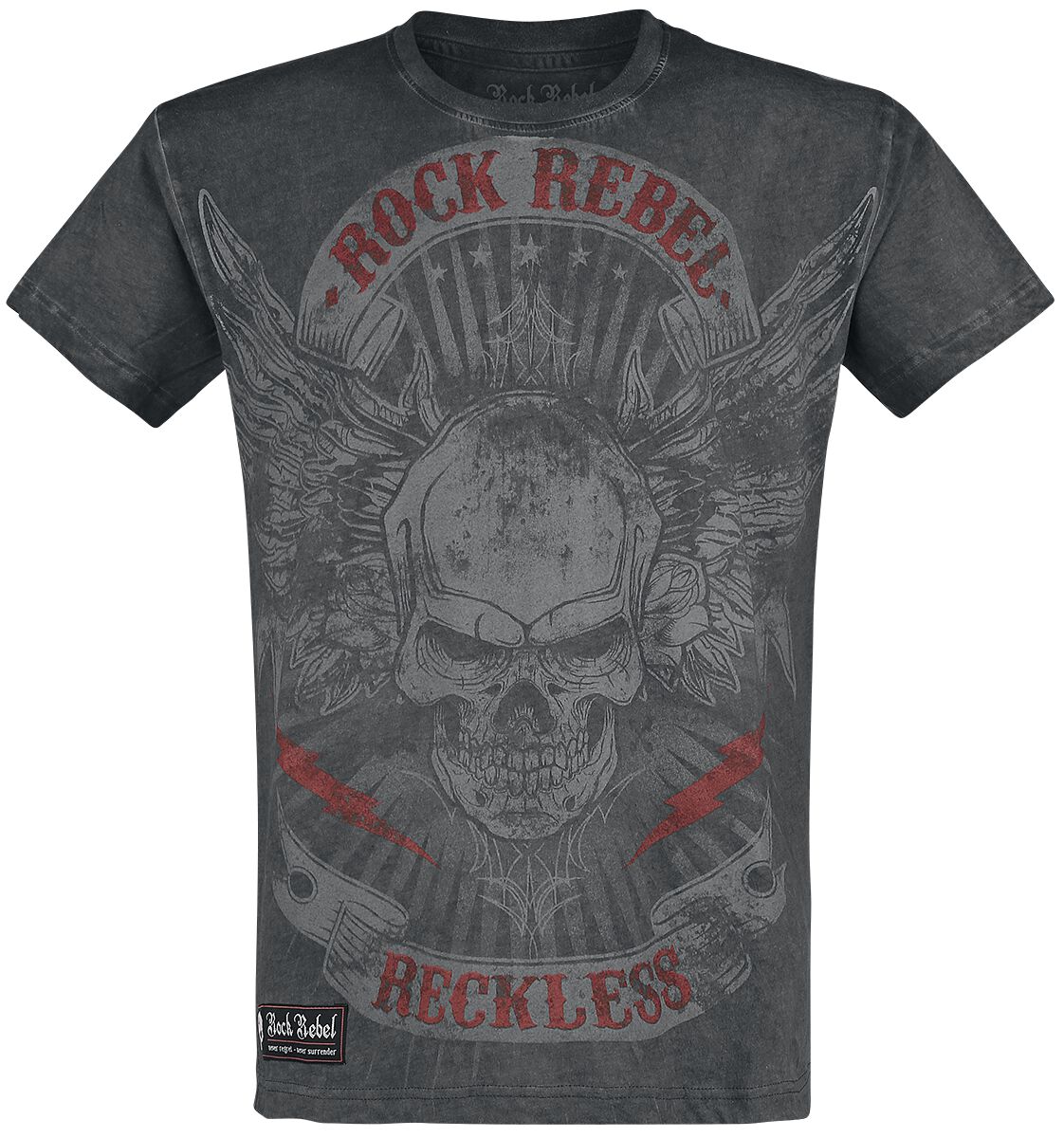 Rock Rebel by EMP Rebel Soul T-Shirt grey