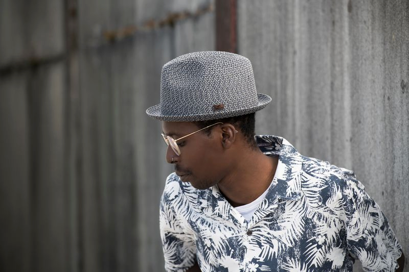 Thumbnail - Chillouts Delgado Hat Hut navy meliert