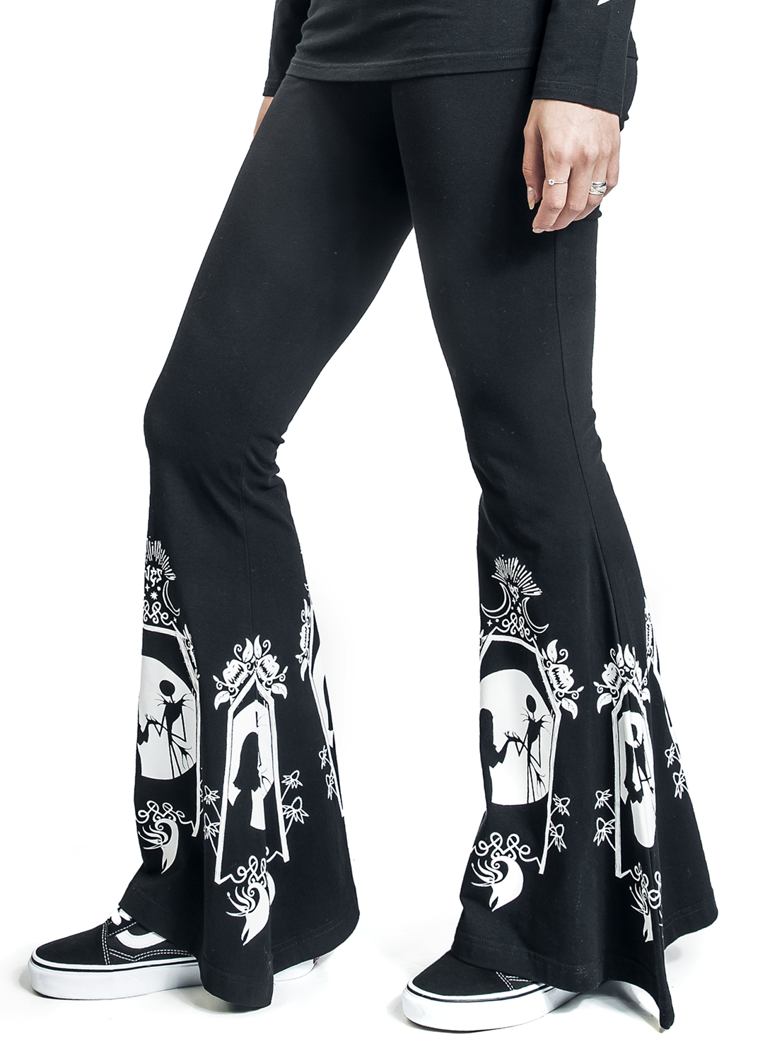 The Nightmare Before Christmas Jack Und Sally Leggings schwarz