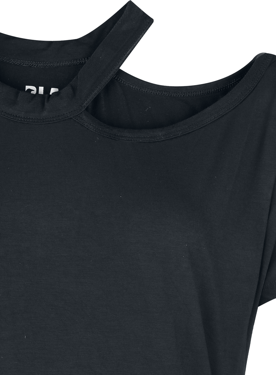 4068143325134 - Essential T-Shirt mit Off-Shoulder T-Shirt schwarz in XL