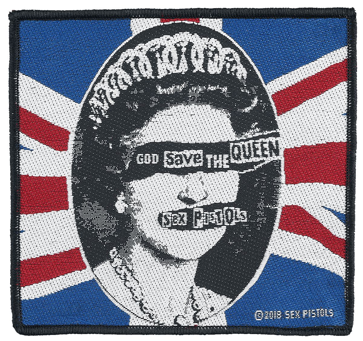 Levně Sex Pistols God Save The Queen nášivka vícebarevný