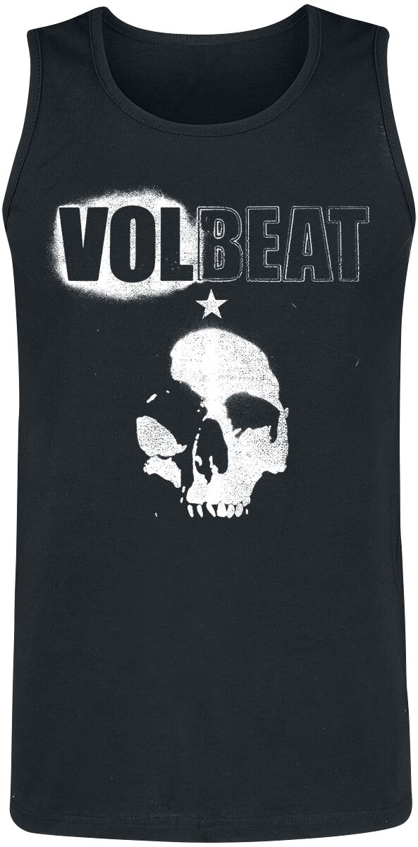 Volbeat Skull Tank-Top schwarz in L