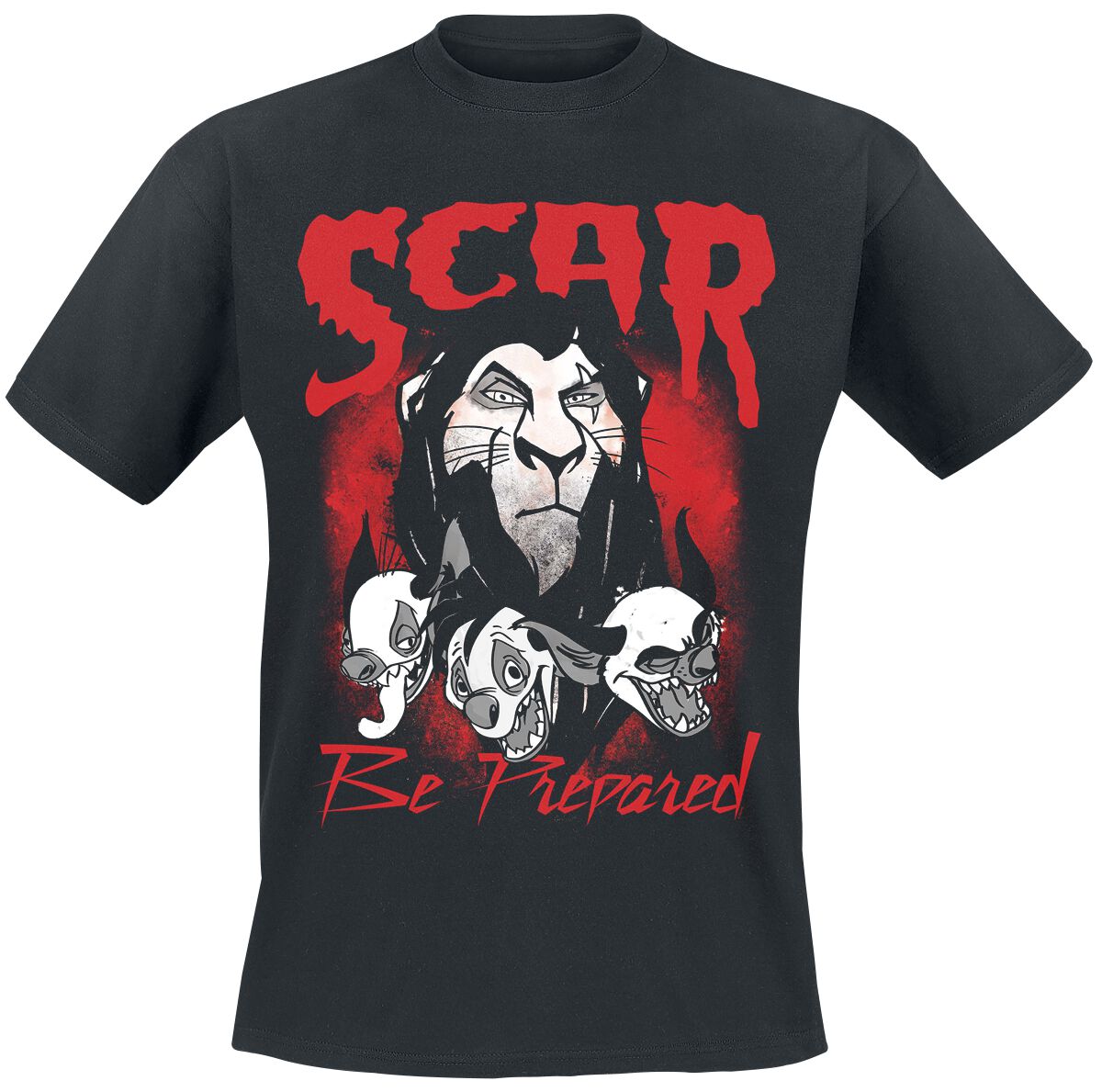 The Lion King Scar - Be Prepared T-Shirt black