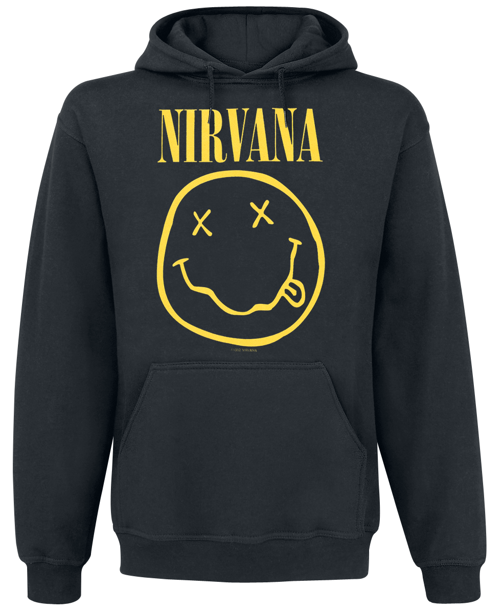 Nirvana  Hoodie - Logo - for Men - black
