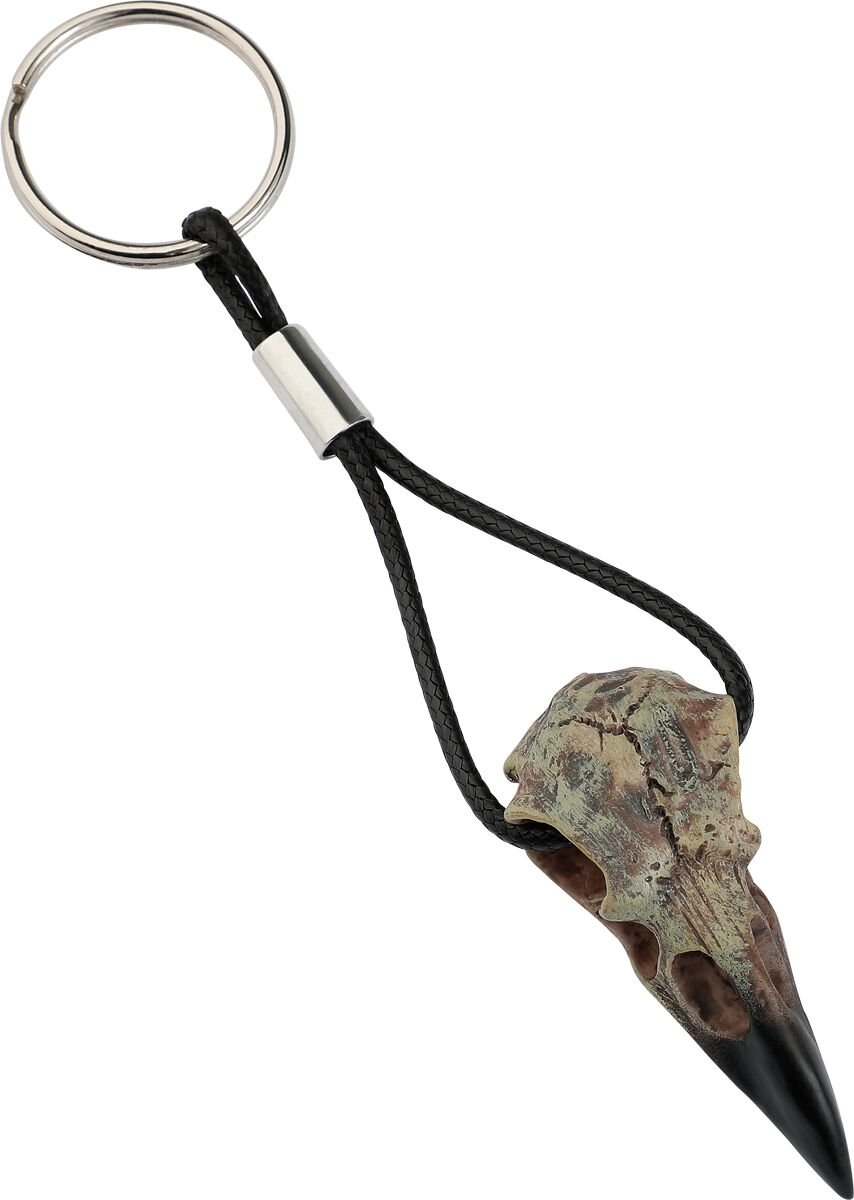 Pendente portachiavi  di Black Premium by EMP - Raven Skull Keychain - Unisex - multicolore
