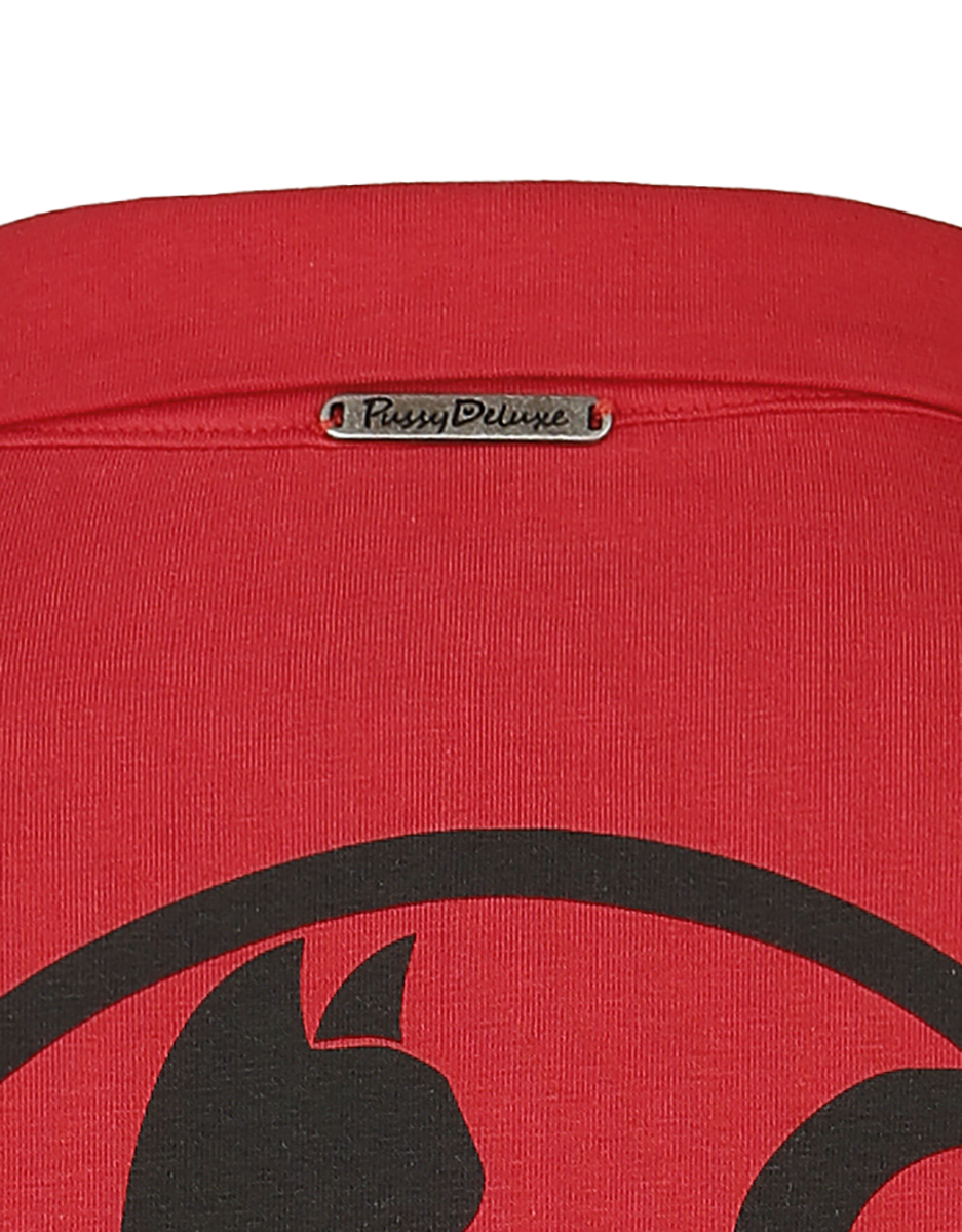 4069225047890 - Asia Dreams Cat Fan Binding Blouse Kurzarmhemd rot in XL 4069225047890 - Asia Dreams Cat Fan Binding Blouse Kurzarmhemd rot in XL