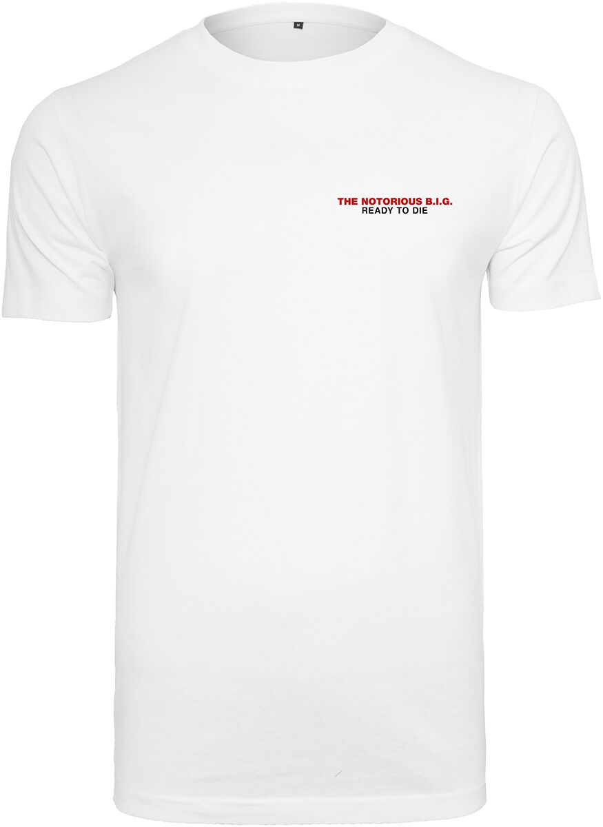 Notorious B.I.G. Ready To Die Tracklist T-Shirt white